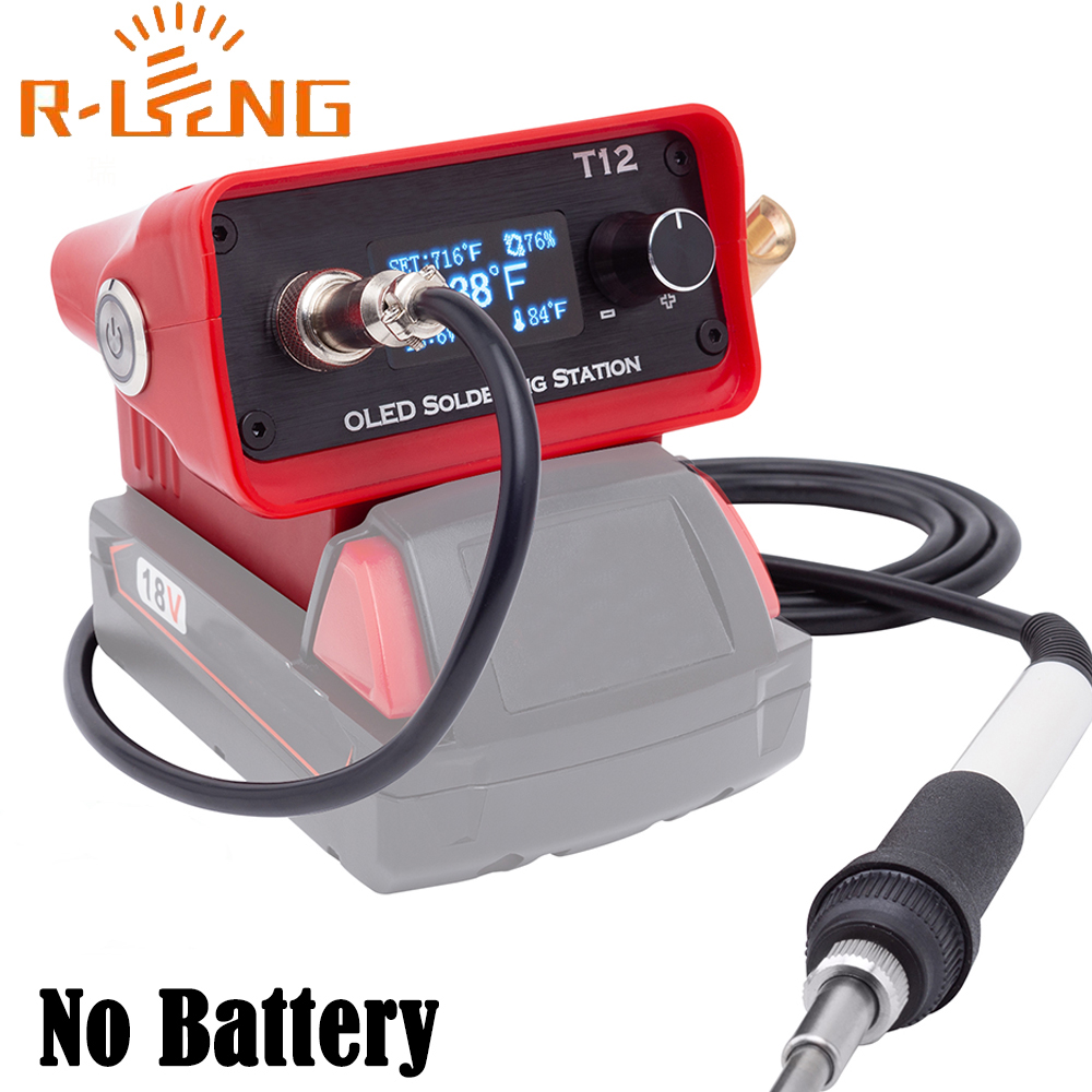 Industrial Laser Soldering Iron - OLED T12 Soldering Iron Station Adjustable