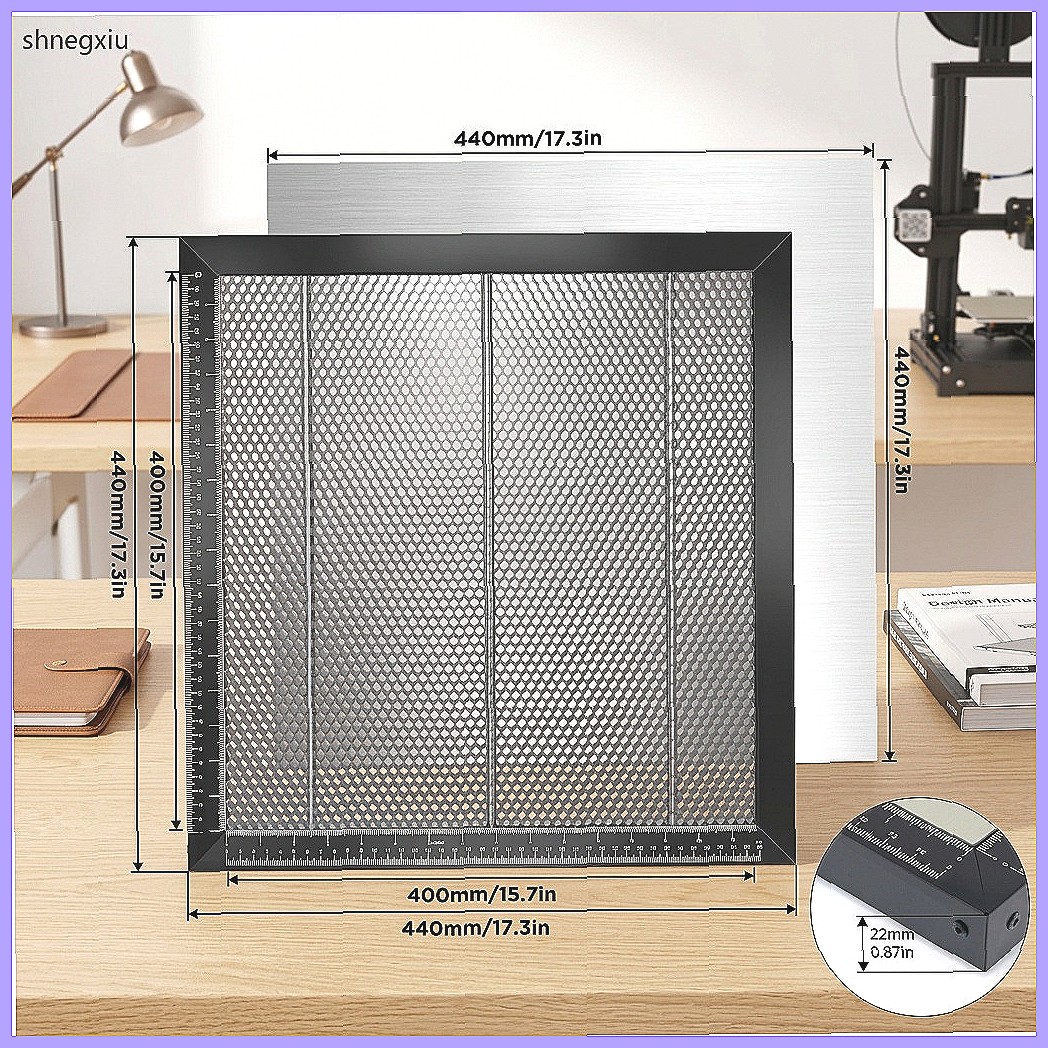 Honeycomb Laser Bed - Honeycomb Laser Bed 440x440mm, Aluminum Mesh