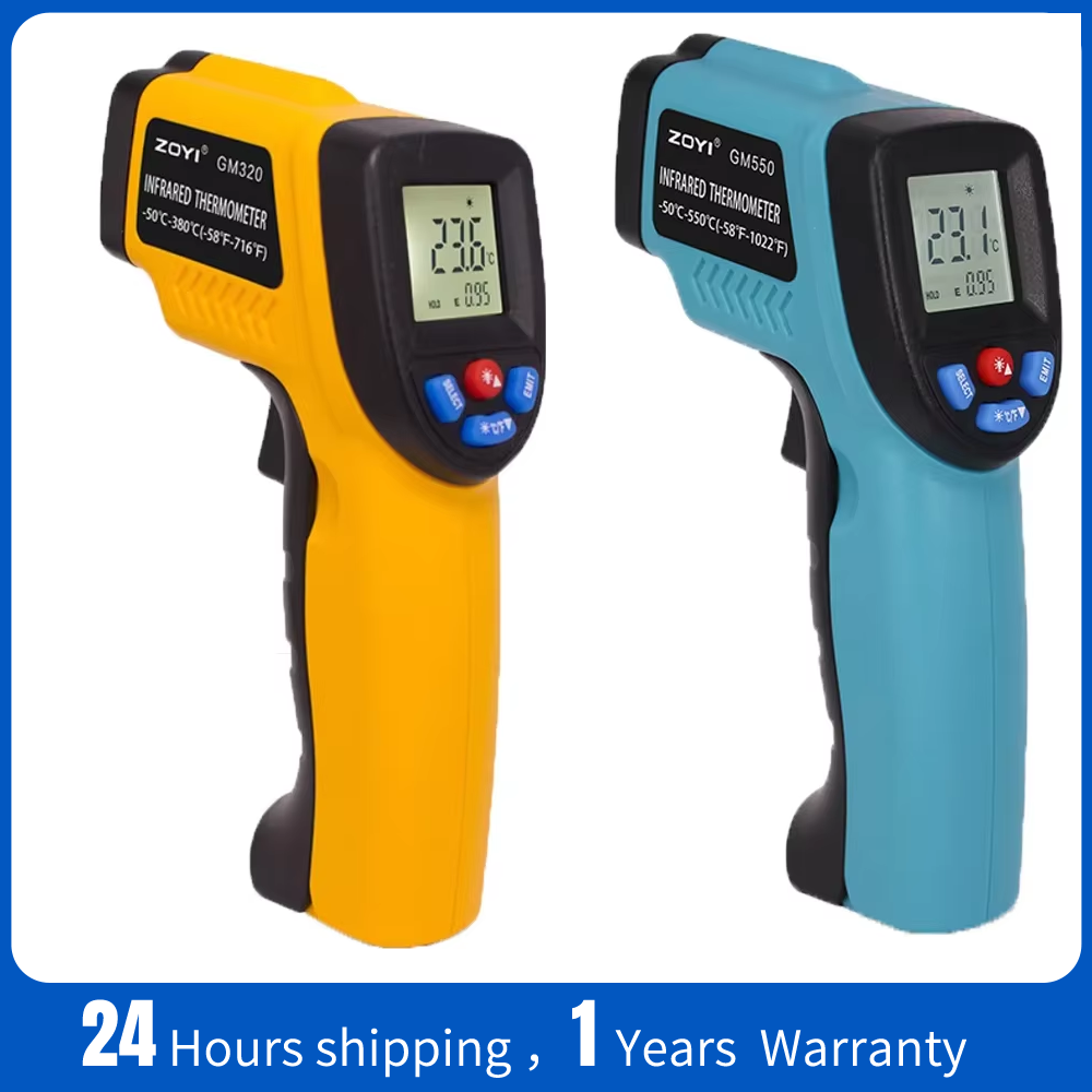 Industrial Laser Thermometer Gun - Portable Infrared Thermometer Temperature Gun for