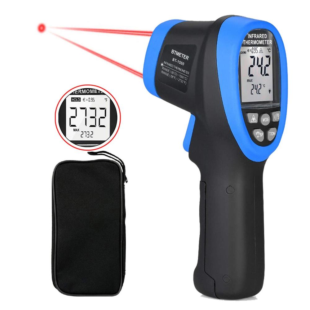 -50℃ to 1500℃ Laser Thermomete - огляд і ціна Industrial Laser Thermometer Gun