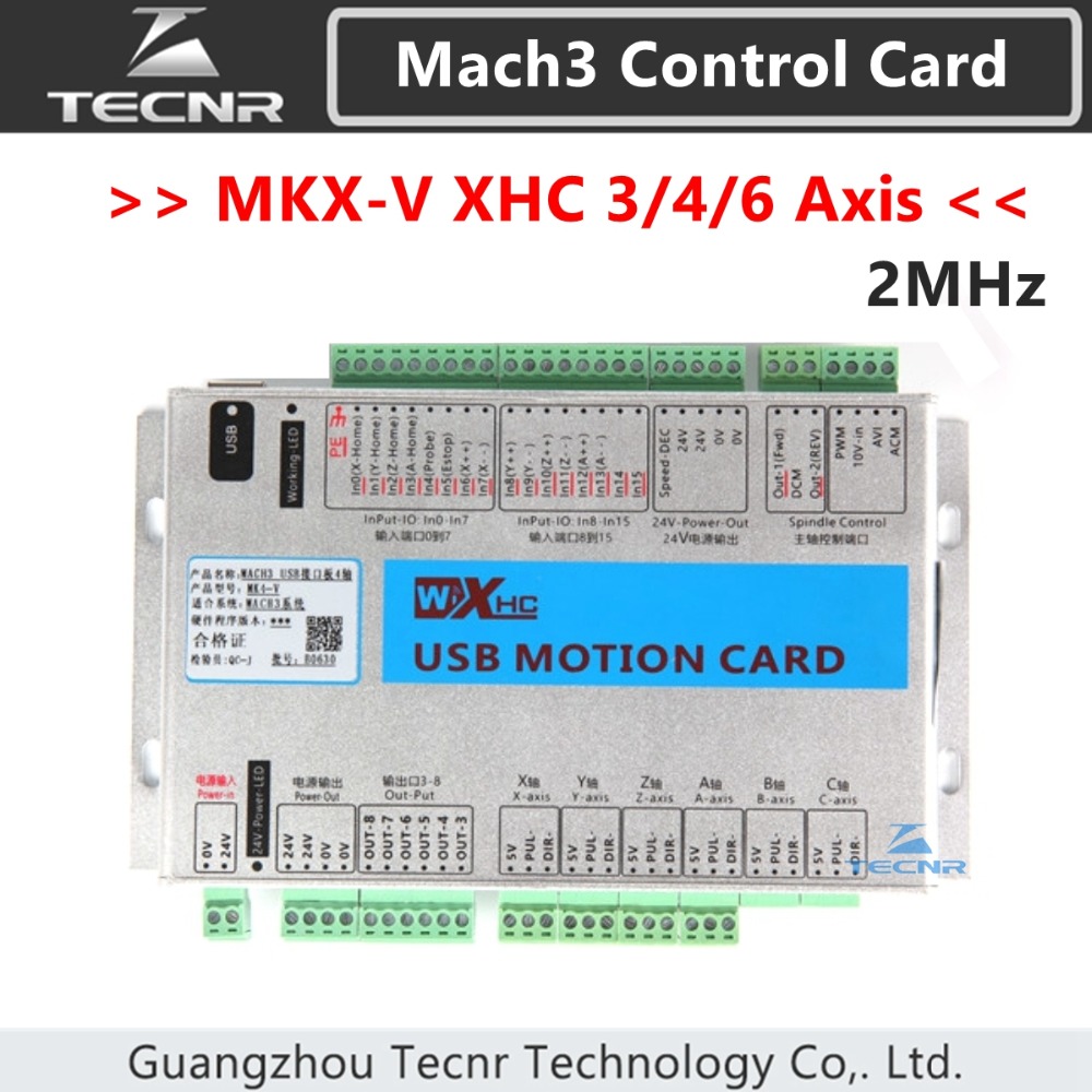 XHC Mach3 MKX-V 3 4 6 axis USB - огляд і ціна Breakout Board Mach3