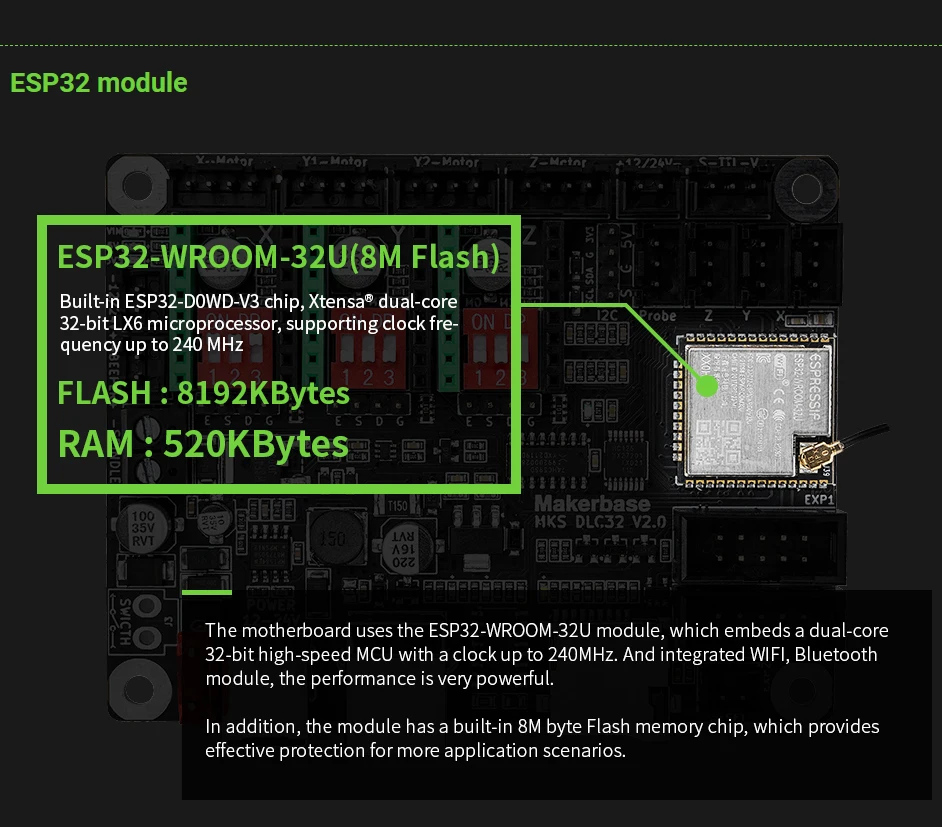 Makerbase MKS DLC32 V2.1 32Bit - огляд і ціна Laser Controller Board