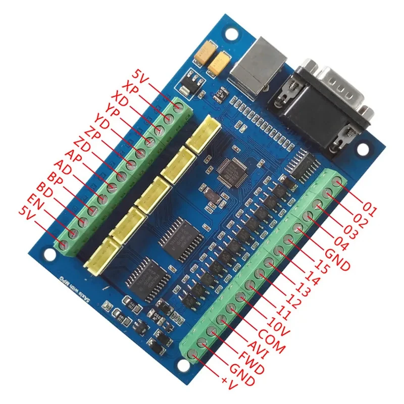 CNC MACH3 USB 5 Axis 100KHz US - огляд і ціна Breakout Board Mach3