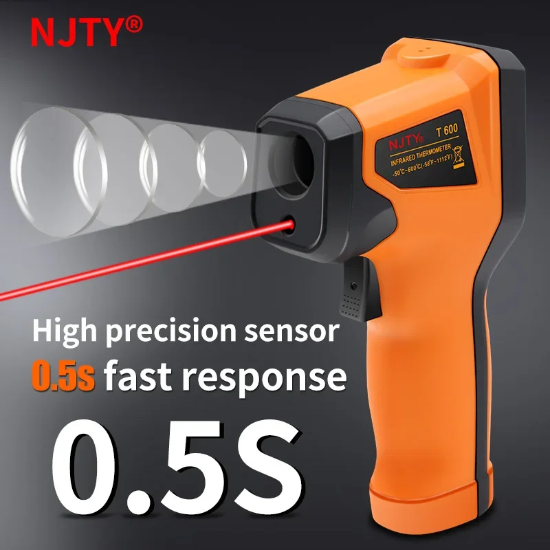T400 T600 Digital Infrared The - огляд і ціна Industrial Laser Thermometer Gun