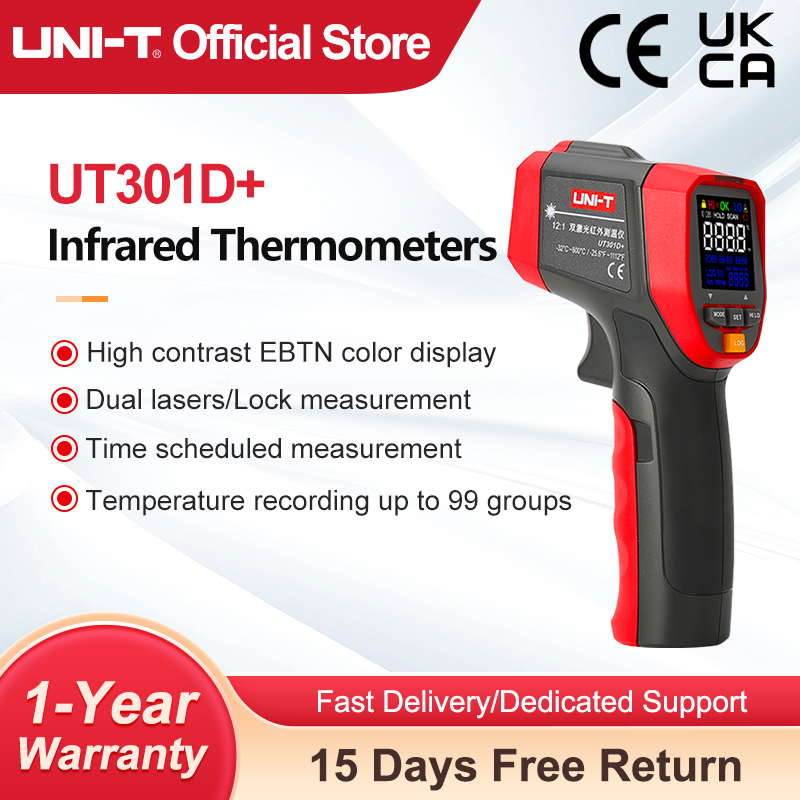 UNI-T Digital Infrared Thermom - огляд і ціна Industrial Laser Thermometer Gun