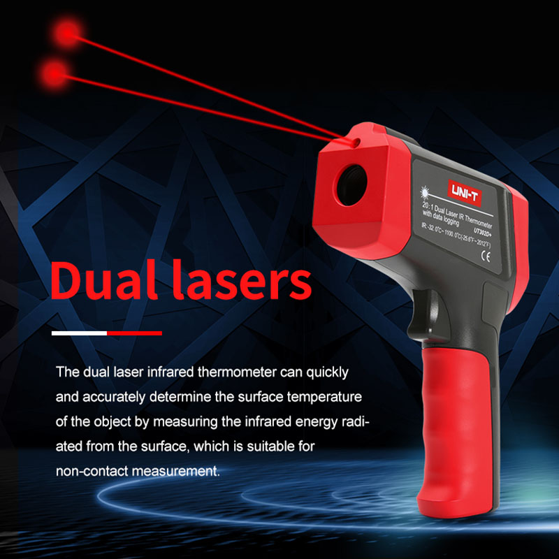 UNI-T Digital Infrared Thermom - огляд і ціна Industrial Laser Thermometer Gun