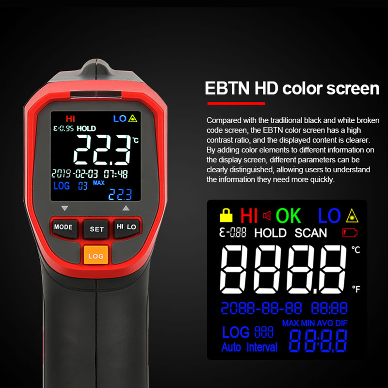 UNI-T Digital Infrared Thermom - огляд і ціна Industrial Laser Thermometer Gun