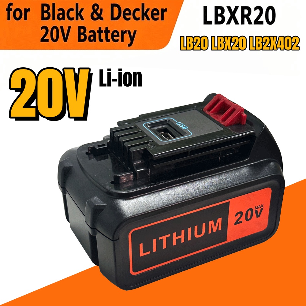 6000mAh 18V Replacement 20V Ba - огляд і ціна Black+Decker Tool 20V Max