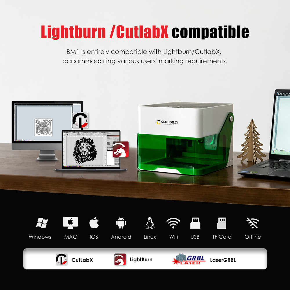 Cloudray 5000mw CNC Mini Laser - огляд і ціна Industrial Laser Machines