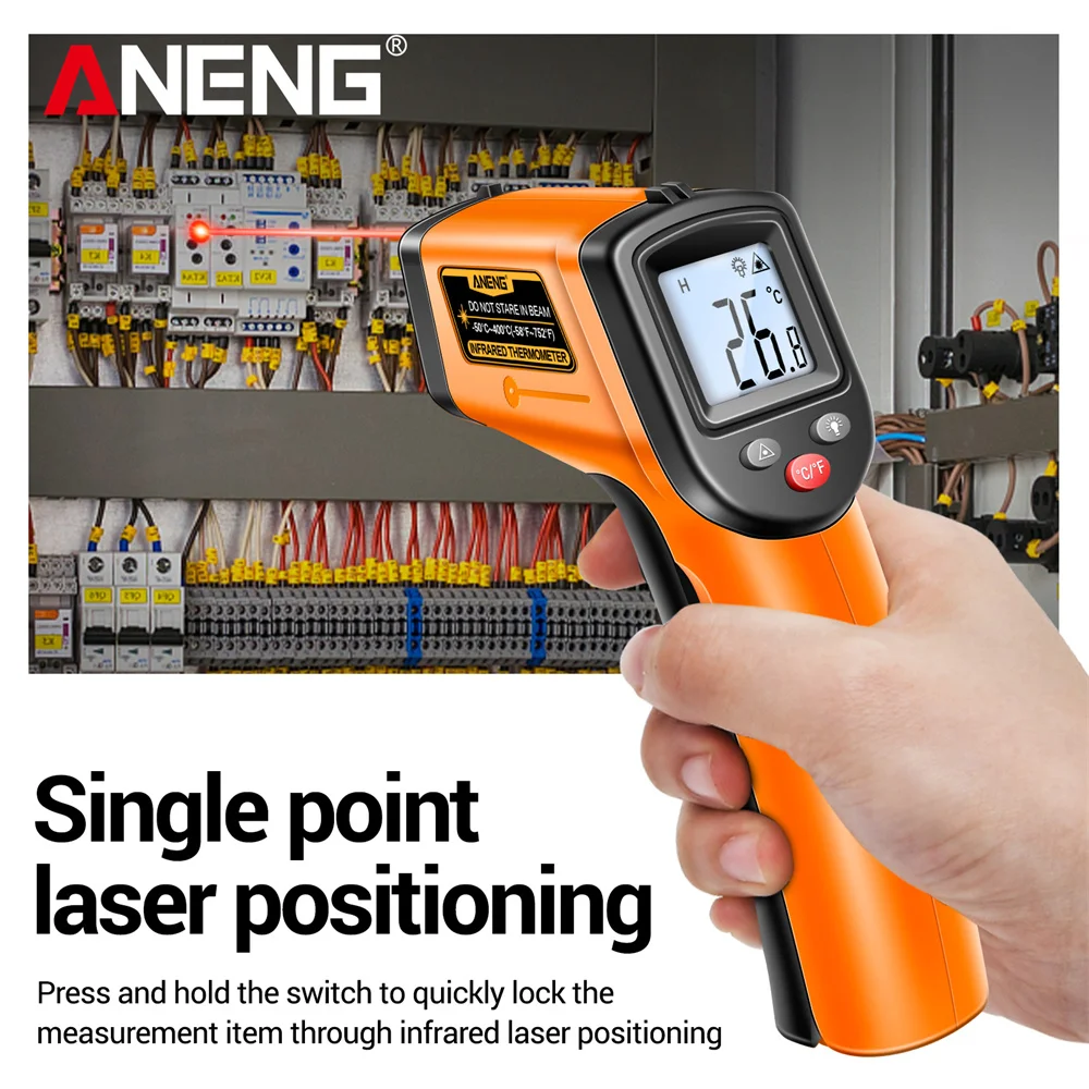 ANENG TH201 Infrared Thermomet - огляд і ціна Industrial Laser Thermometer Gun