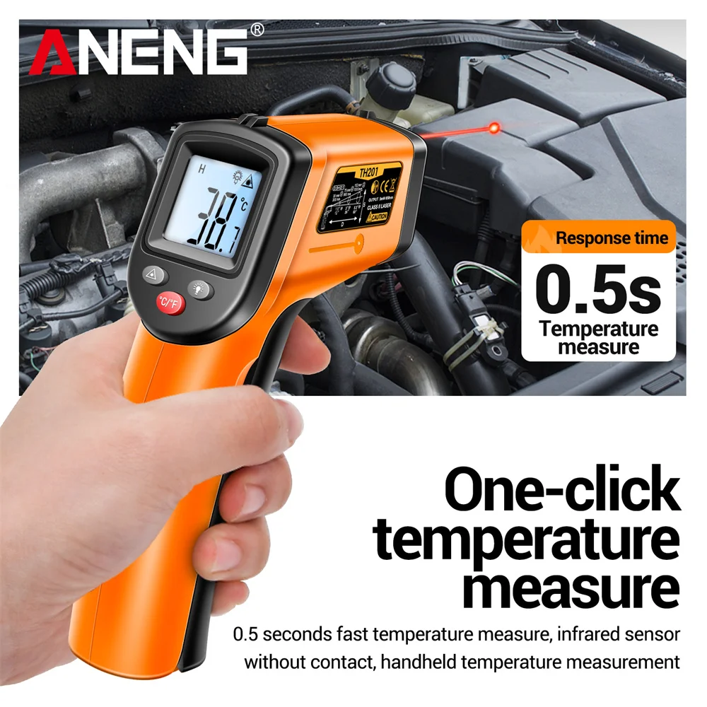 ANENG TH201 Infrared Thermomet - огляд і ціна Industrial Laser Thermometer Gun