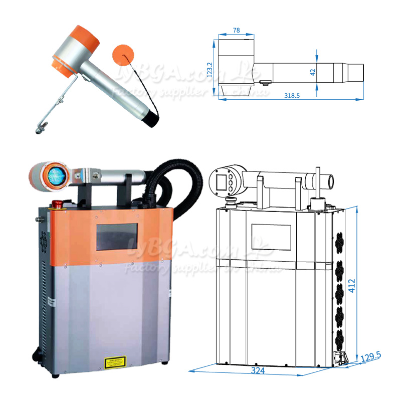 LY-LCG100A 100W Pulsed Laser C - огляд і ціна Industrial Laser Machines