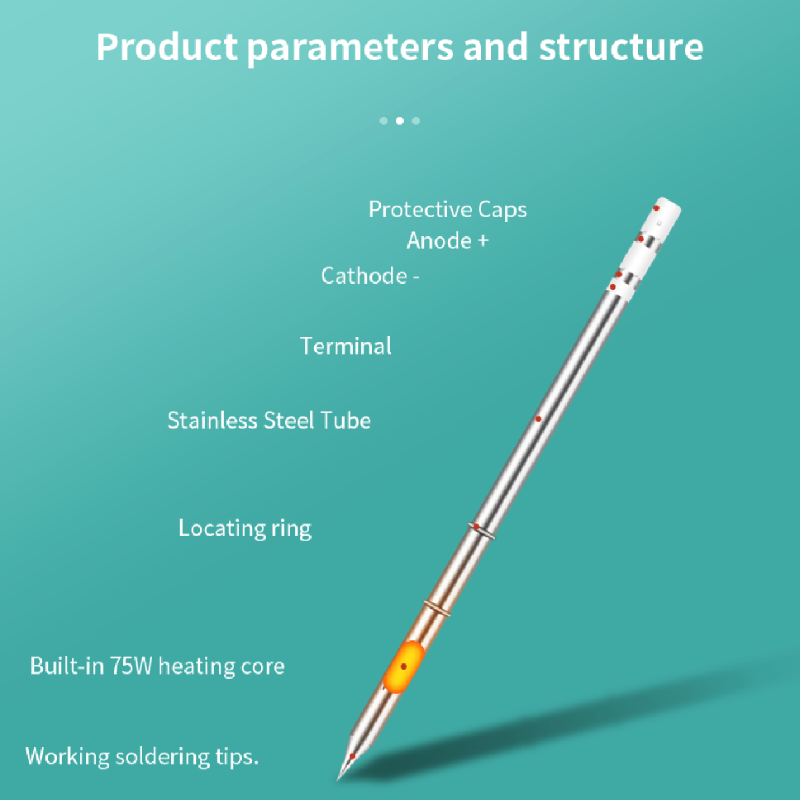5pcs/1pc T12 Series Integrated - огляд і ціна Industrial Laser Soldering Iron
