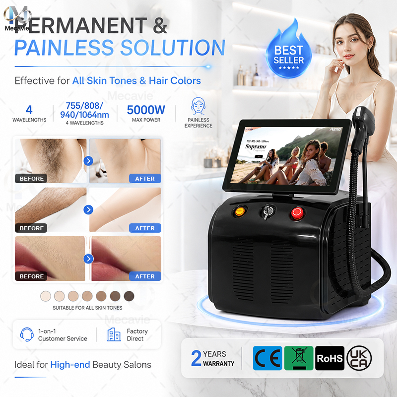 Portable Soprano Ice Titanium  - огляд і ціна Industrial Laser Hair Removal Machine
