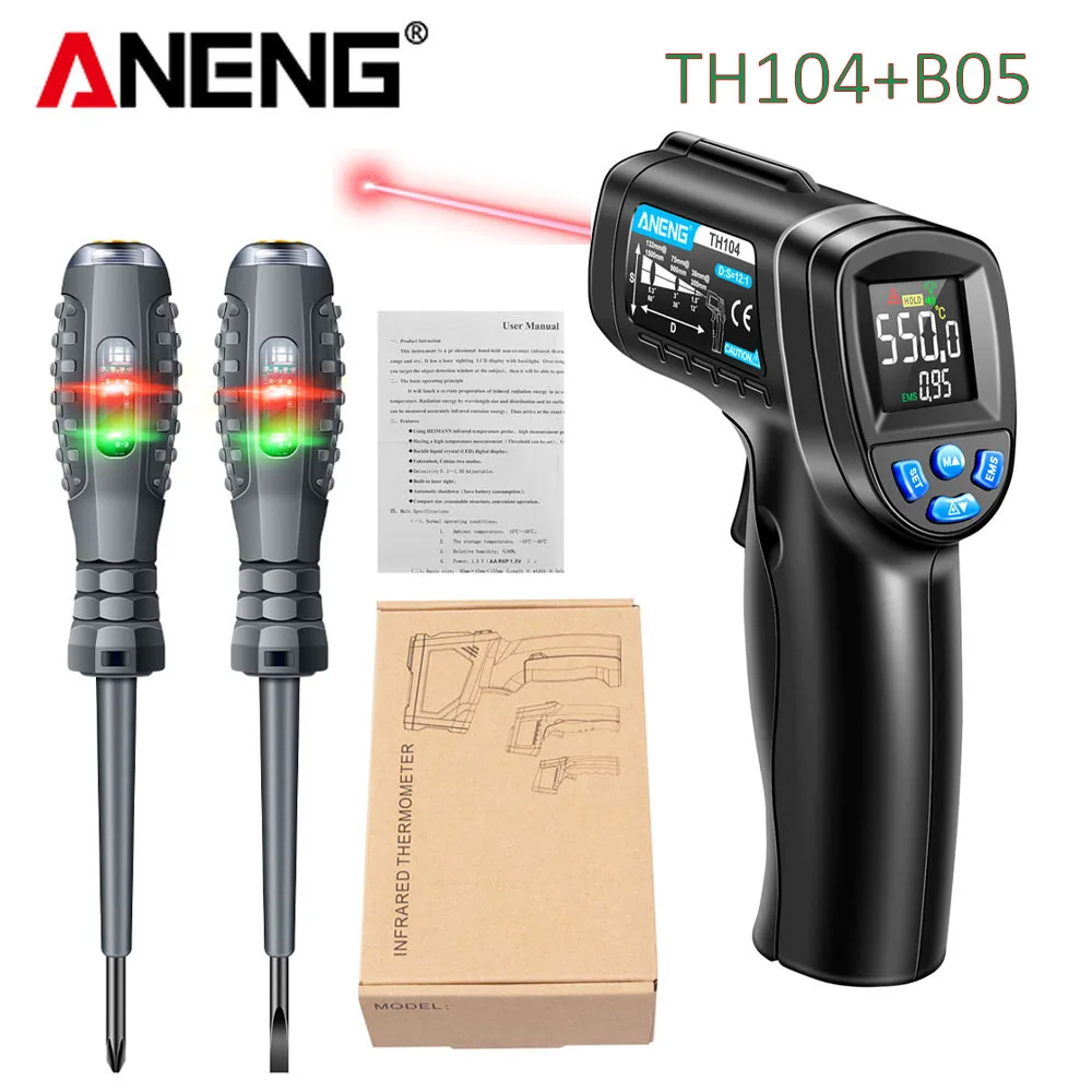 Infrared Thermometer Industria - огляд і ціна Industrial Laser Thermometer Gun