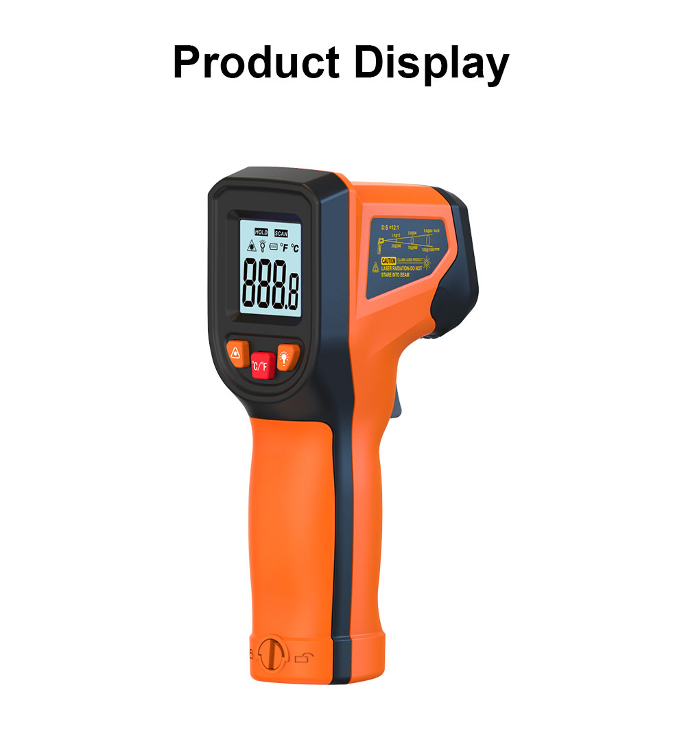 T600 T600A Digital Infrared Th - огляд і ціна Industrial Laser Thermometer Gun