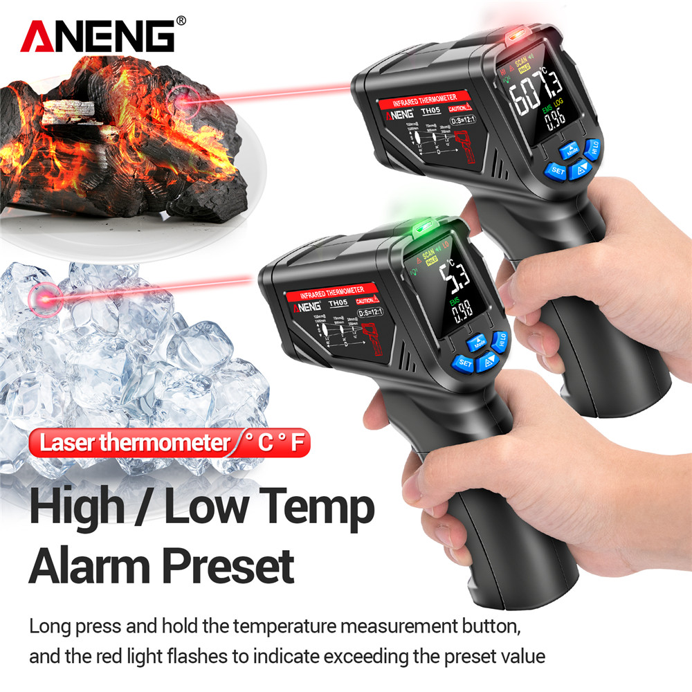 ANENG TH05 Infrared Thermomete - огляд і ціна Industrial Laser Thermometer Gun