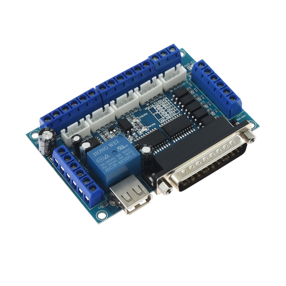 5 Axis CNC MACH3 Breakout Boar - огляд і ціна Breakout Board Mach3