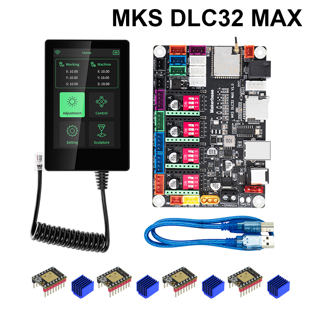 Makerbase MKS DLC32 MAX TMC220 - огляд і ціна Laser Controller Board