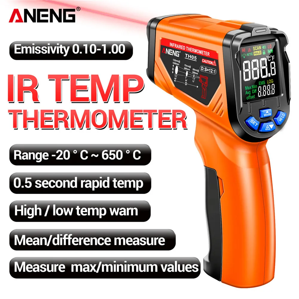 Infrared Thermometer Digital N - огляд і ціна Industrial Laser Thermometer Gun