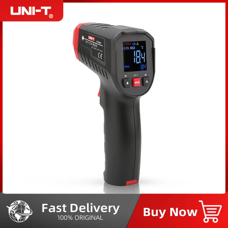 UNI-T Digital Thermometer Non- - огляд і ціна Industrial Laser Thermometer Gun