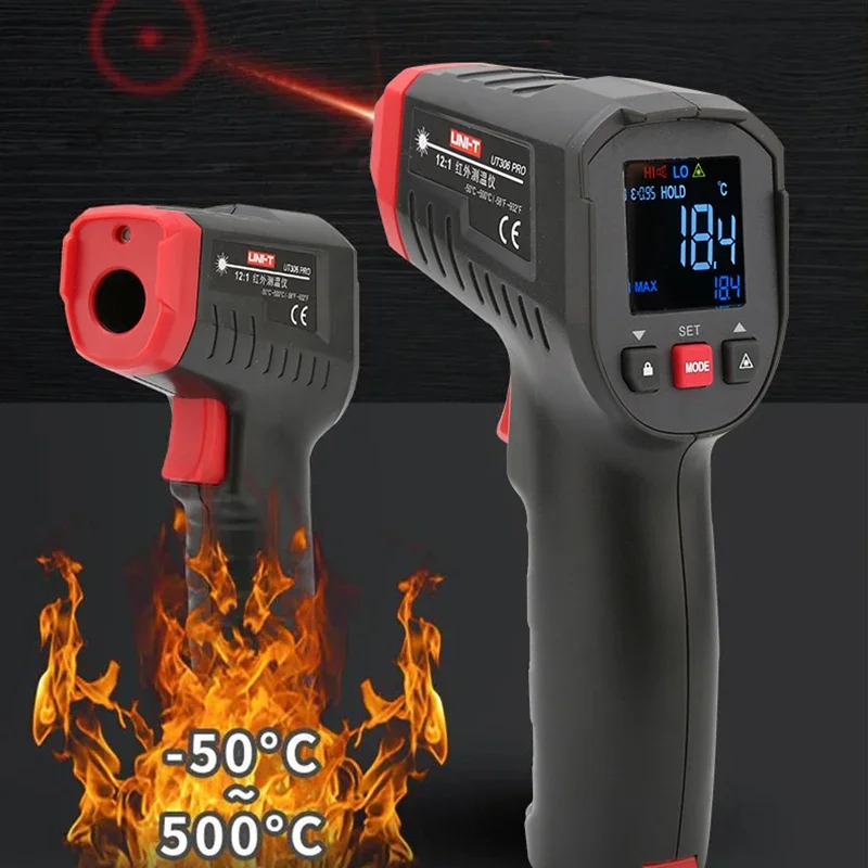 UNI-T Digital Thermometer Non- - огляд і ціна Industrial Laser Thermometer Gun