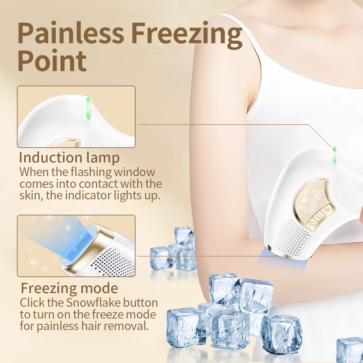 3in1 Cooling Laser Hair Remova - огляд і ціна Industrial Laser Hair Removal Machine