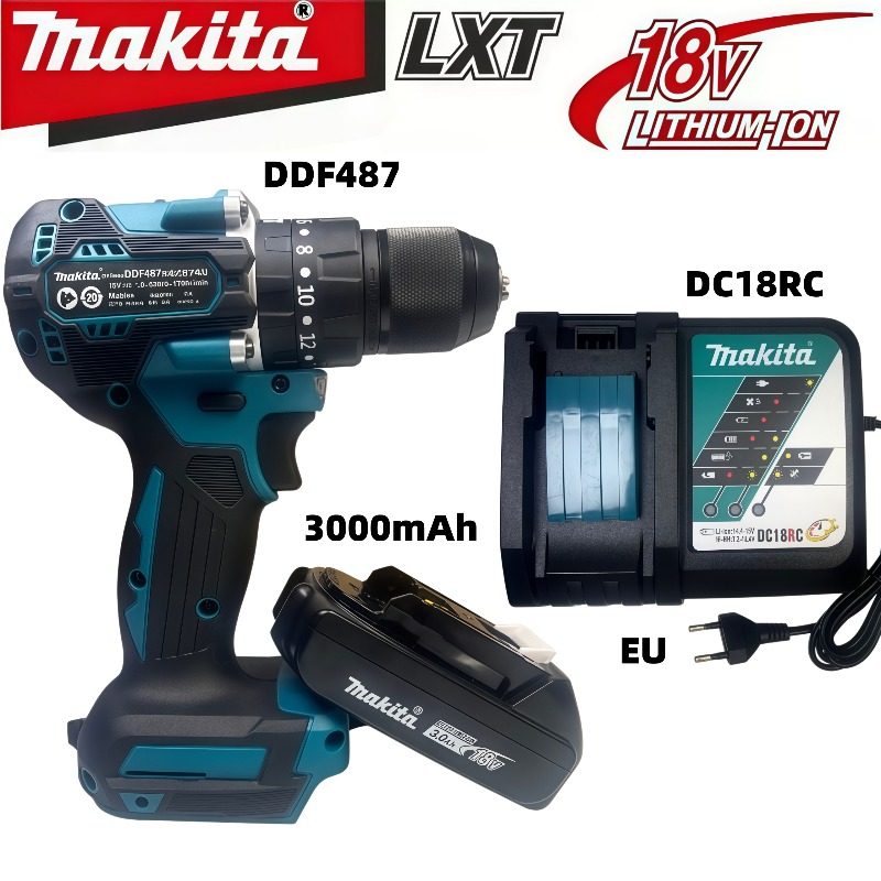 Makita DDF487 10mm Brushless 1 - огляд і ціна Makita Drill Ddf484
