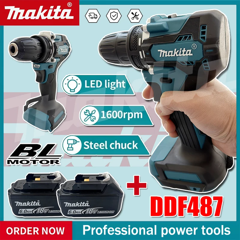 Makita DDF487 Brushless screwd - огляд і ціна Makita Drill Ddf484